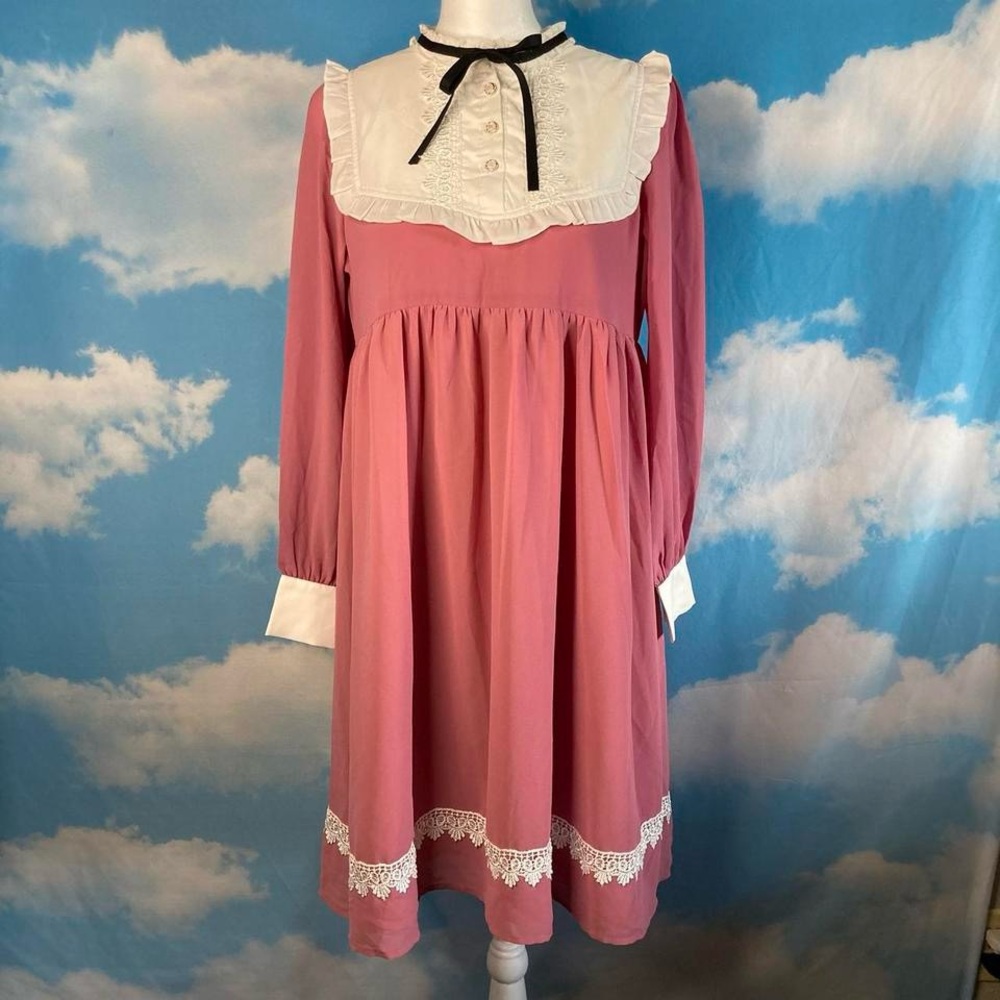 Axes Femme Pink Prairiecore Dress